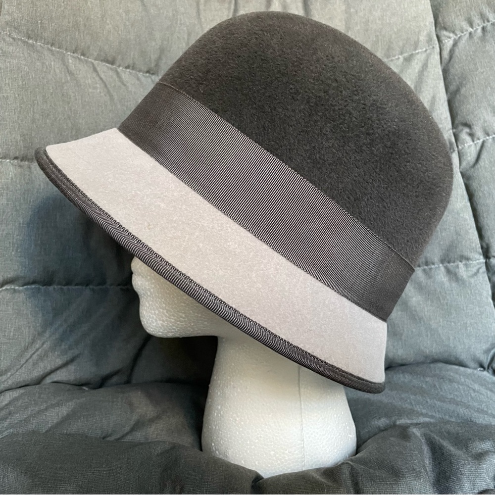 Gray Cloche Hat from Louise Green - Picture 3 of 7